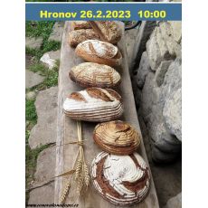 Kurz pečení chleba Hronov, neděle 26.2.2023. od 10:00